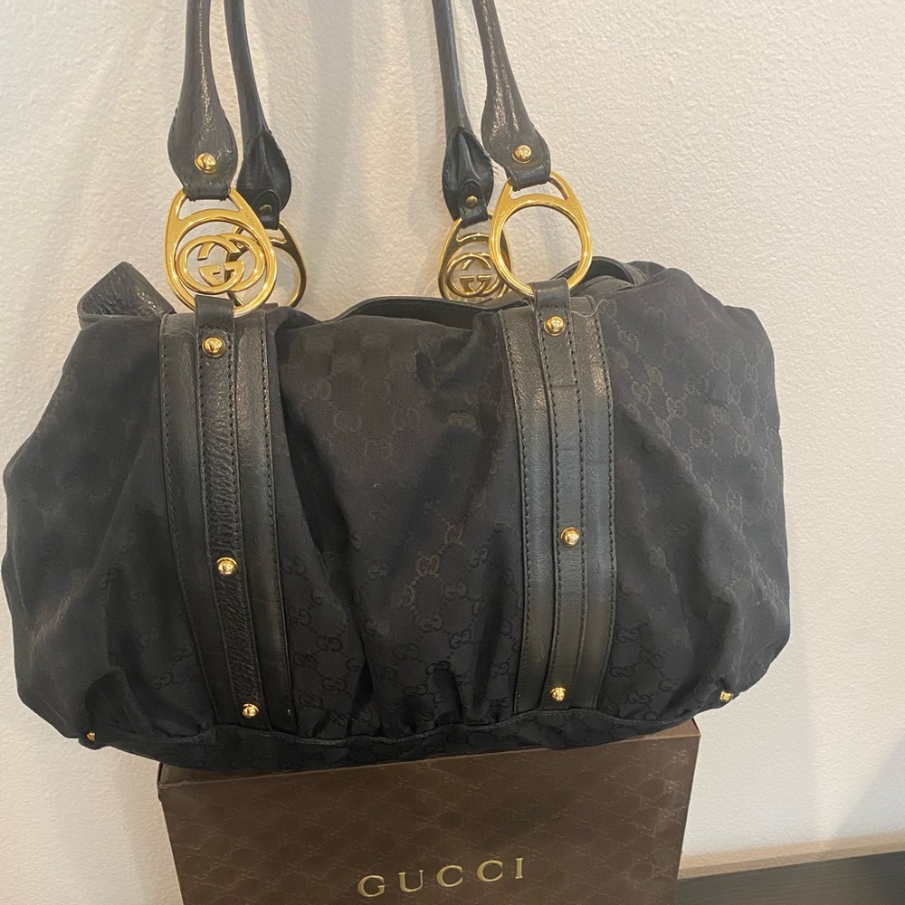 Gucci GG canvas tote